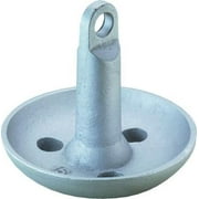 Attwood Mari 9941B1 8 lbs Mushroom Anchor, Black PVC Coated