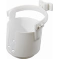 thumbnail image 1 of Attwood Marine 116314 4 x 4.37 in. White Plastic Gimballed Drink Holder, 1 of 2