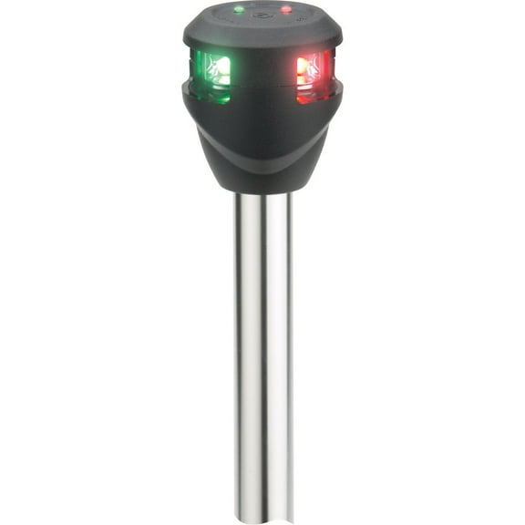 Attwood Marine NV6LC1-10A7 LightArmor Bi-Color 10" Angled 2-Pin LED Navigation Pole Light