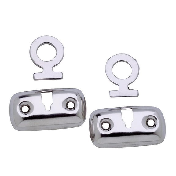 Attwood Mooring Fender Lock Kit - Stainless Steel Pair | Bundle of 10