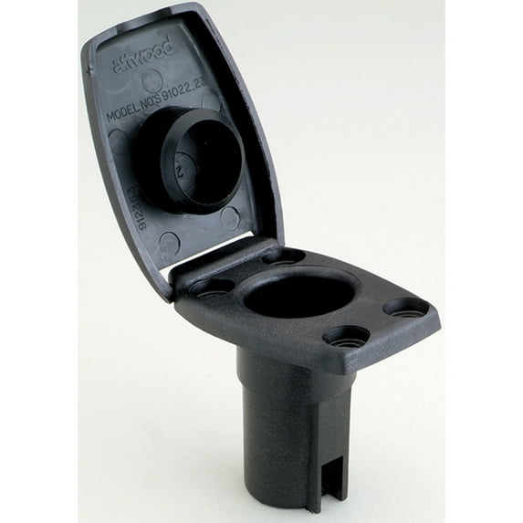 Attwood 91022-7 Oval Two-Pin Base for Angled Pole Light