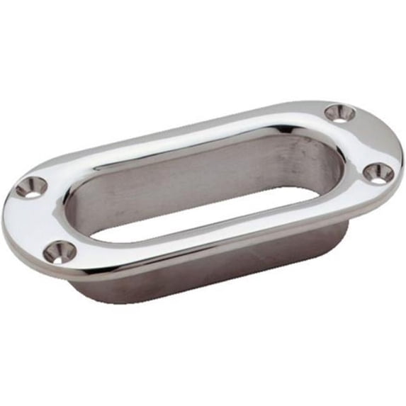 Attwood Oval Hawse Pipe, Stainless Steel