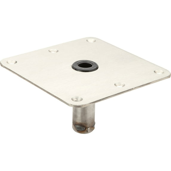 Attwood SWIVL-EZE 7x7 Lock'N-Pin Zinc Plated Steel 3/4" Pin Base | Bundle of 2 Each