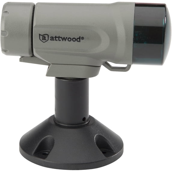 Attwood Screw-Down/Adhesive Pad Mount Portable LED Nav Light Kit With Telescoping Pole