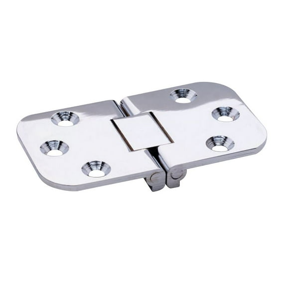 Attwood Square End Flush Hinge Stamped Stainless Steel, 2-3/4" x 1-9/16"