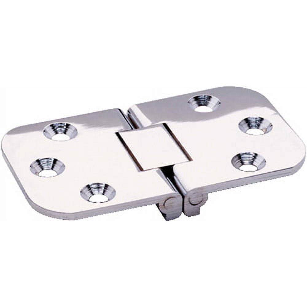 Attwood Square End Flush Hinge Stamped Stainless Steel, 2-3/4" x 1-9/16"