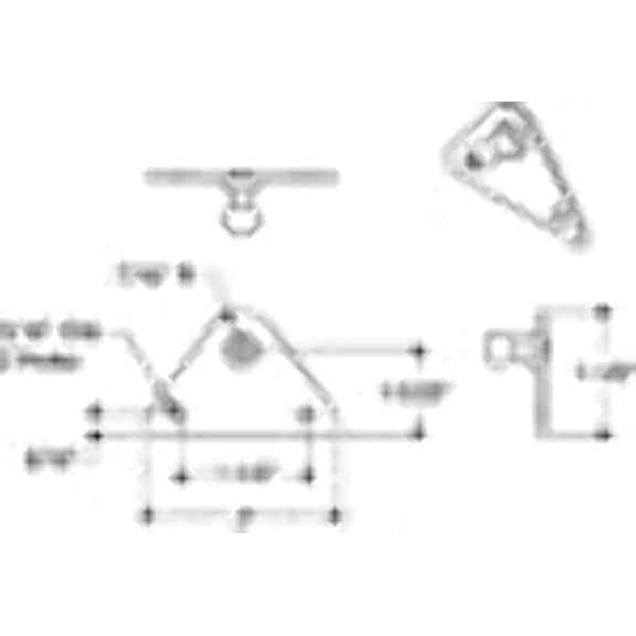 Attwood Stainless Steel Flat Mounting Brackets SL40SSP3-7, Pair FO-2848
