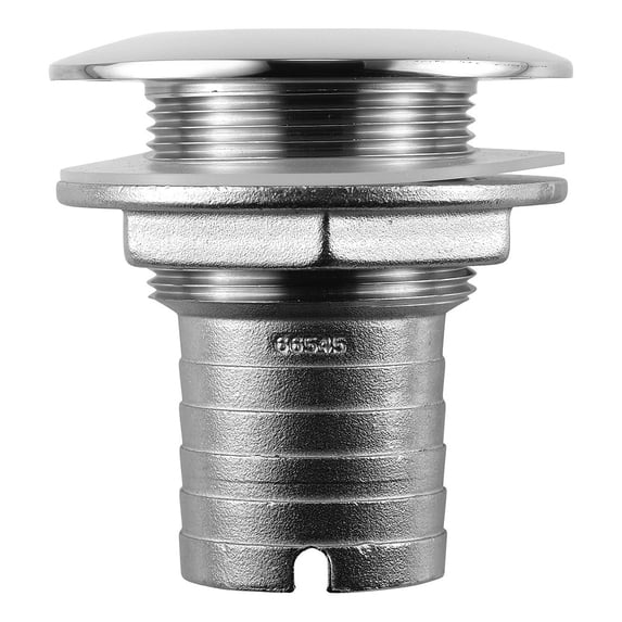 Attwood Stainless Steel Thru Hull, 1-1/2" for Hose