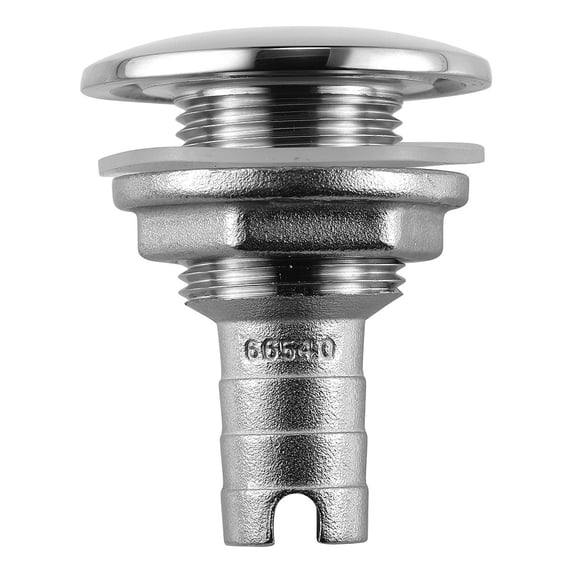 Attwood Stainless Steel Thru Hull, 5/8" for Hose