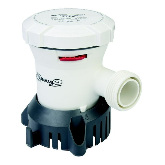Attwood Tsunami MK2 1200 GPH 12-Volt Thred Manual Bilge Pump