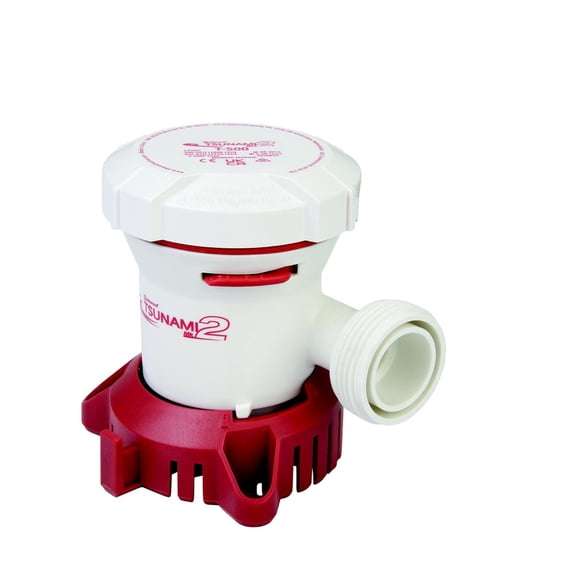 Attwood Tsunami MK2 500 GPH 12-Volt Thred Manual Bilge Pump