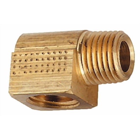 Attwood Universal Fuel Connector, 90-Degree Male Elbow, 1/4" NPT