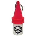 thumbnail image 1 of Attwood Water Resistant Safety Floating Buoy Keychain with Storage, Orange, 1 of 2