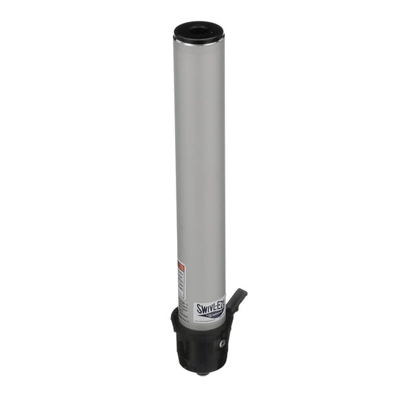 Attwood Swivel-Eze Wedge Fixed Height Boat Seat Post, 2 Inch, Satin Anodized Finish