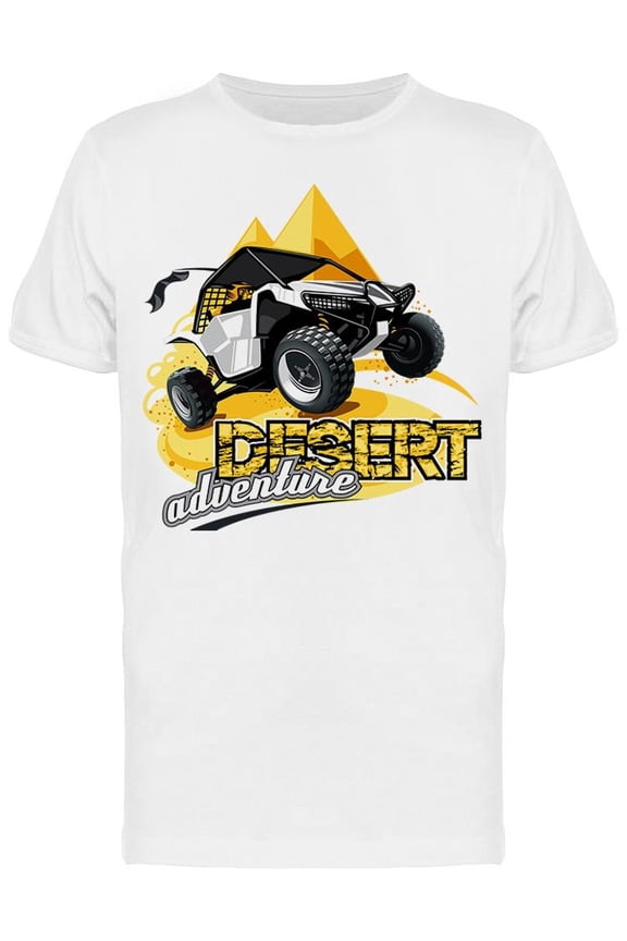 Atv Buggy Desert Adventure T-Shirt Men -Image by Shutterstock, Male x-Large