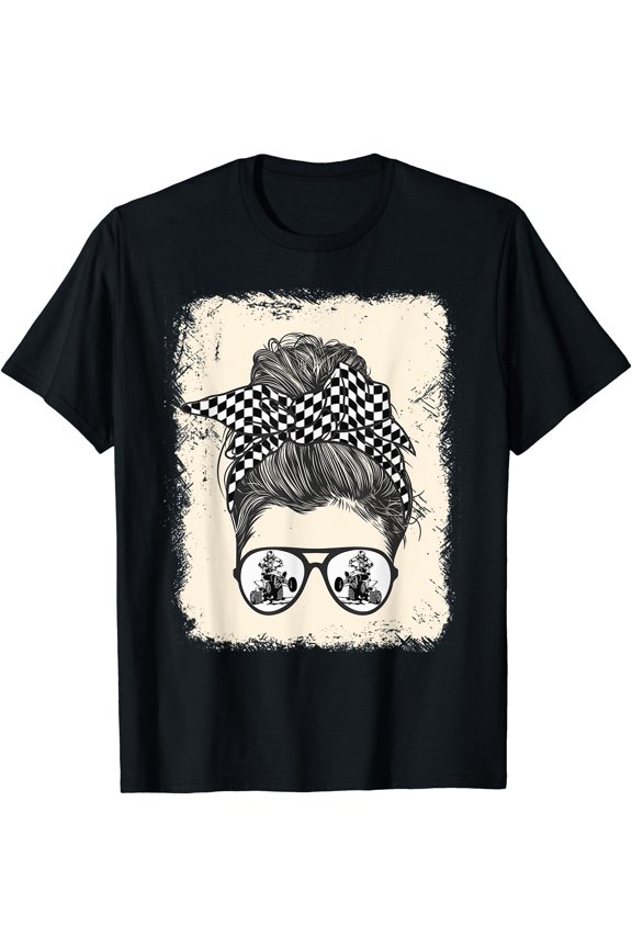 Atv Quad Biker Four Wheeler Vintage Racing Mom T-Shirt , Vintage T-Shirt