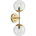 thumbnail image 1 of Atwell Collection Two-Light Brushed Bronze Mid-Century Modern Wall Sconce, 1 of 14