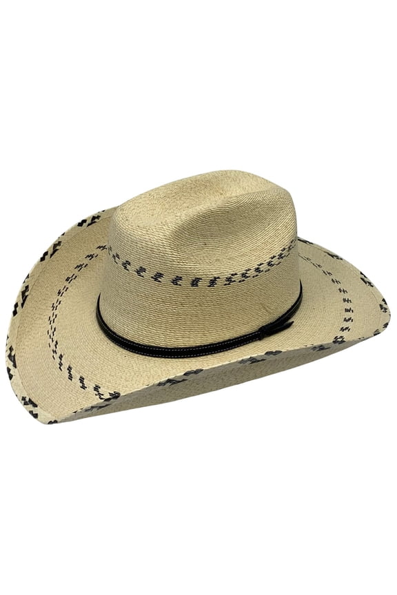 Atwood Hat Co Boys' Pinto Palm Cowboy Natural Small