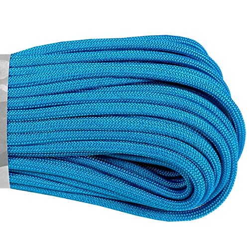 Atwood Paracord - 100' x 3/32" Tactical Cord 4 Nylon Strand Core 275 Test Weight 275lbs (Blue)