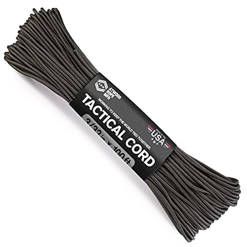 Atwood Paracord - 100' x 3/32" Tactical Cord 4 Nylon Strand Core 275 Test Weight 275lbs (Woodland)