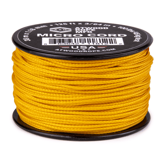 Atwood Rope MFG 1.18mm Micro Cord - Air Force Gold - 1000ft