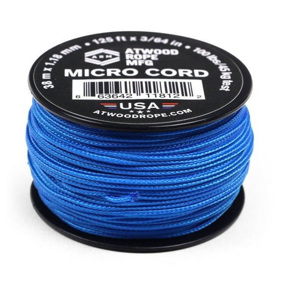 Atwood Rope MFG 1.18mm Micro Cord - Blue - 125ft