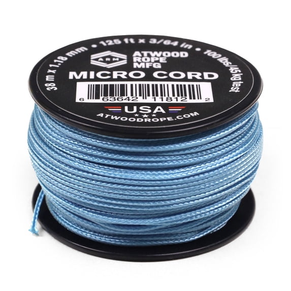 Atwood Rope MFG 1.18mm Micro Cord - Carolina Blue - 1000ft