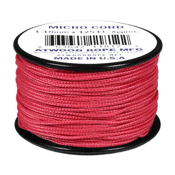 Atwood Rope MFG 1.18mm Micro Cord - Fuchsia - 125ft