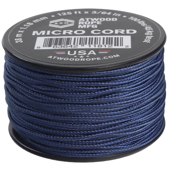Atwood Rope MFG 1.18mm Micro Cord - Navy - 500ft