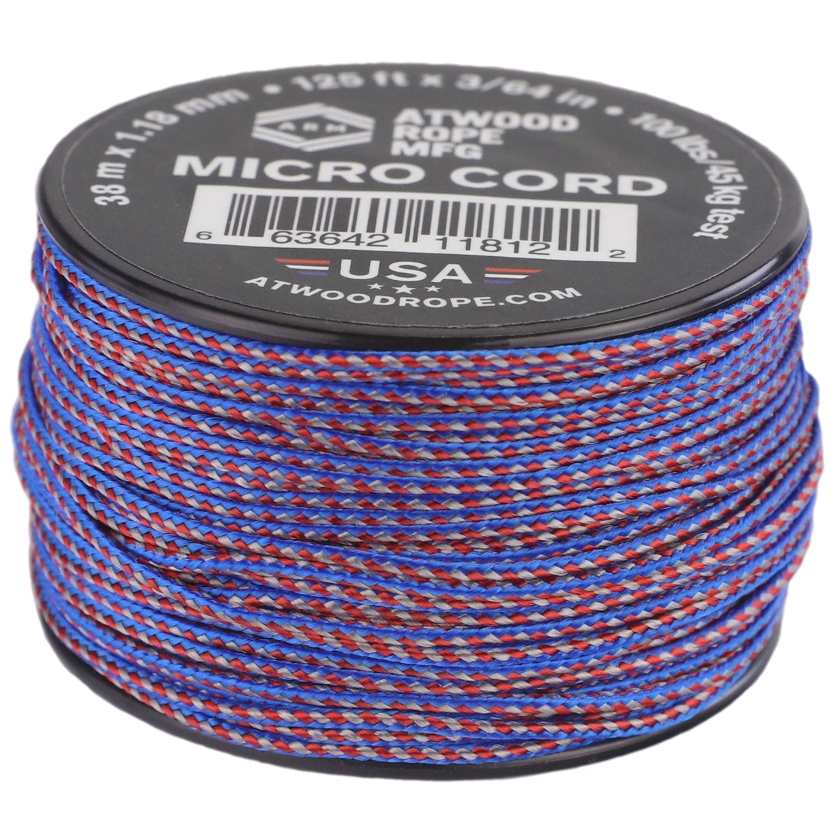Micro Rope Trim Atwood Rope MFG 1.18mm Micro Cord - Prism - 125ft - Walmart.com