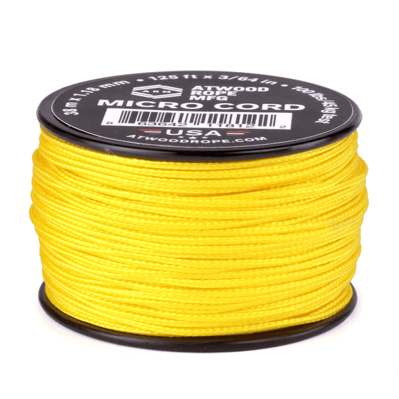 Atwood Rope MFG 1.18mm Micro Cord - Yellow - 500ft
