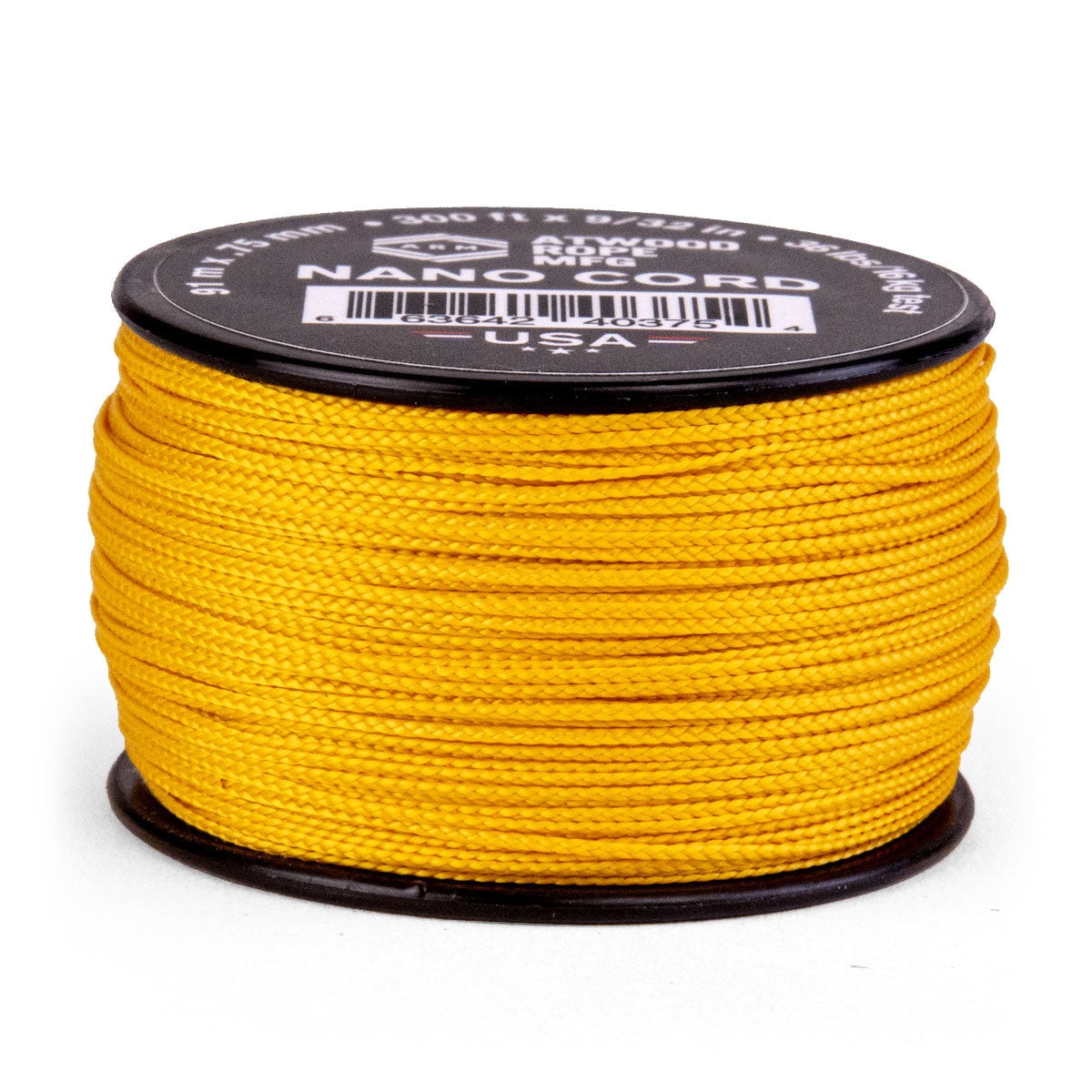 Atwood Rope MFG - .75mm Nano Cord - Air Force Gold - 300ft 