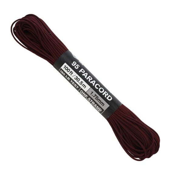 Atwood Rope MFG 95 Paracord - Maroon - 100ft