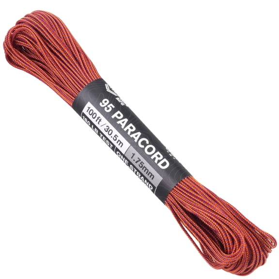 Atwood Rope MFG 95 Paracord - Molten Orange - 100ft