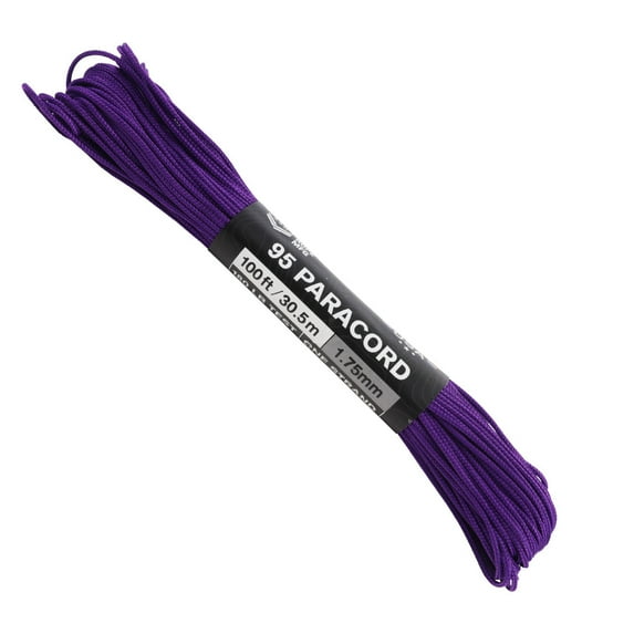 Atwood Rope MFG 95 Paracord - Purple - 500ft