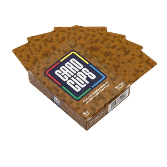 Atwood Toys - Building Cards - Pixel Bitcraft - Brown Cards