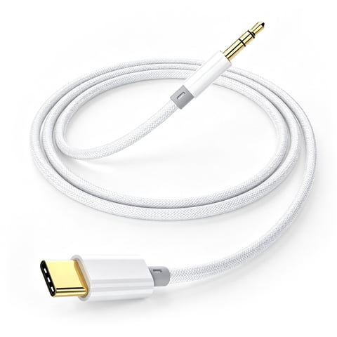 Atzeste 3.5mm AUX Audio Cable, HiFi Stereo Auxiliary Cord with Bluetrum Digital Audio Solution, Gold-Plated Connectors, Nylon Braided, Compatible with Car, Headphones, Speakers, Tablets, Smartphones