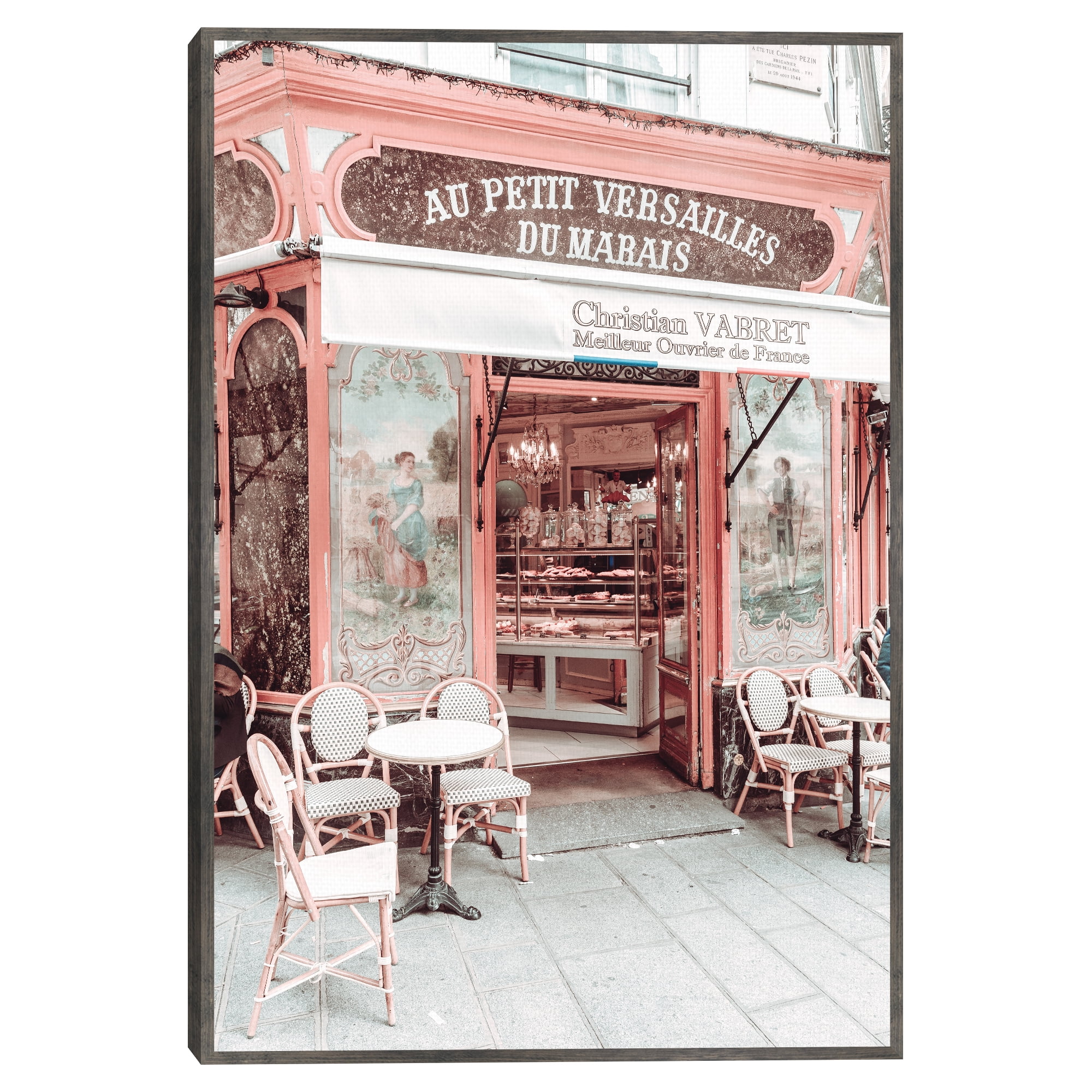 Au Patit Versailles by Heather Loriece Framed Canvas Art Print