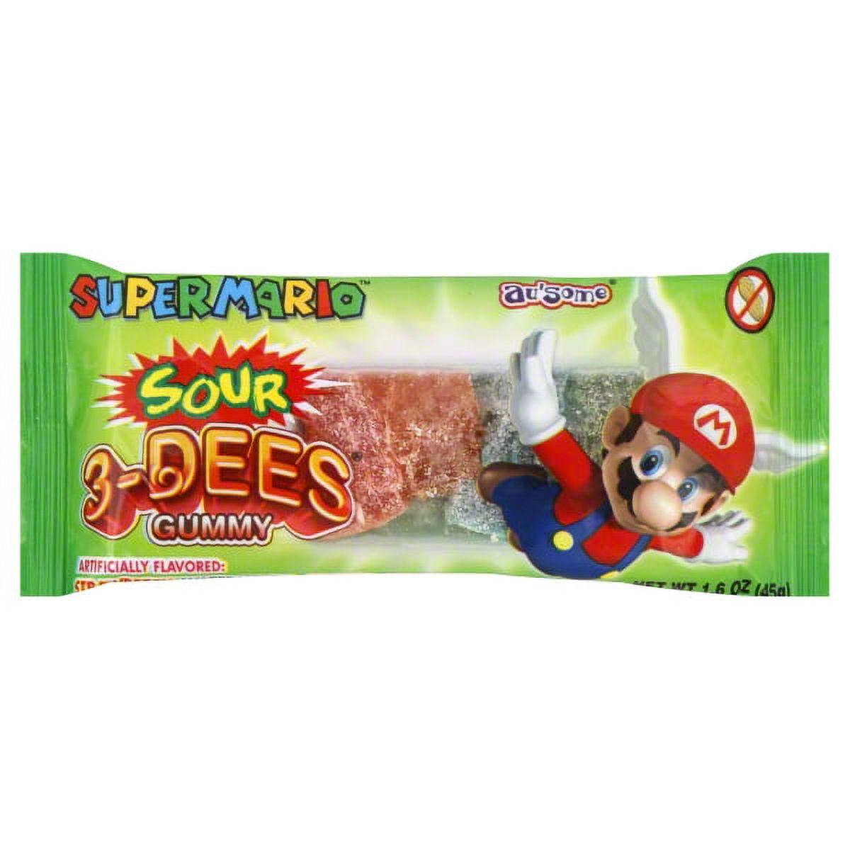 Super Mario 3-Dees Gummy Candy