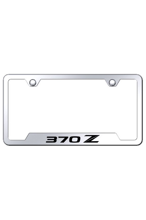 370Z (Stylized Z) Laser Etched Cut-Out Frame - Mirrored