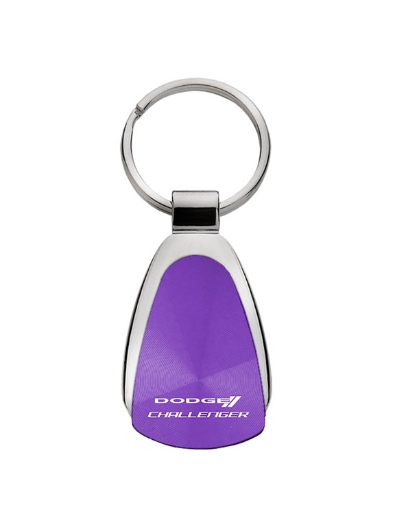 Challenger Purple Teardrop Key Fob