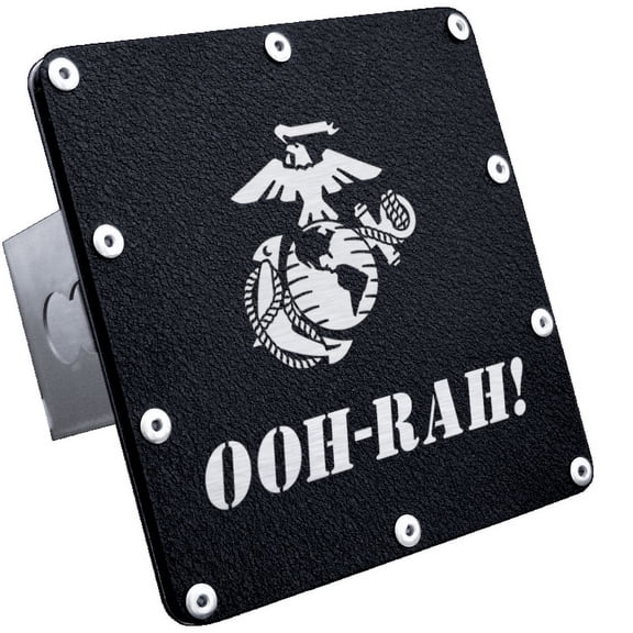Au-TOMOTIVE GOLD Class III Trailer Stainless Steel Hitch Plug for OOH-RAH! (Rugged Black)