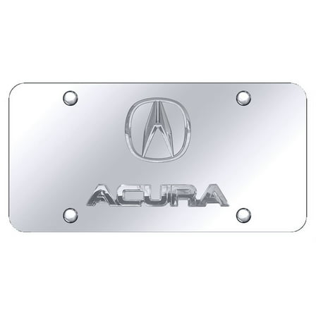 Au-TOMOTIVE GOLD Dual Acura 'No Fill' Chrome on Chrome Plate