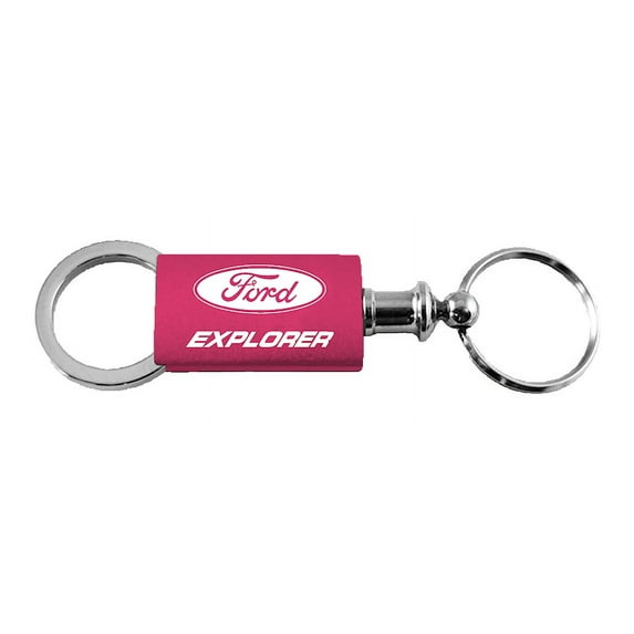 Au-TOMOTIVE GOLD Explorer Pink Anodized Aluminum Valet Key Fob