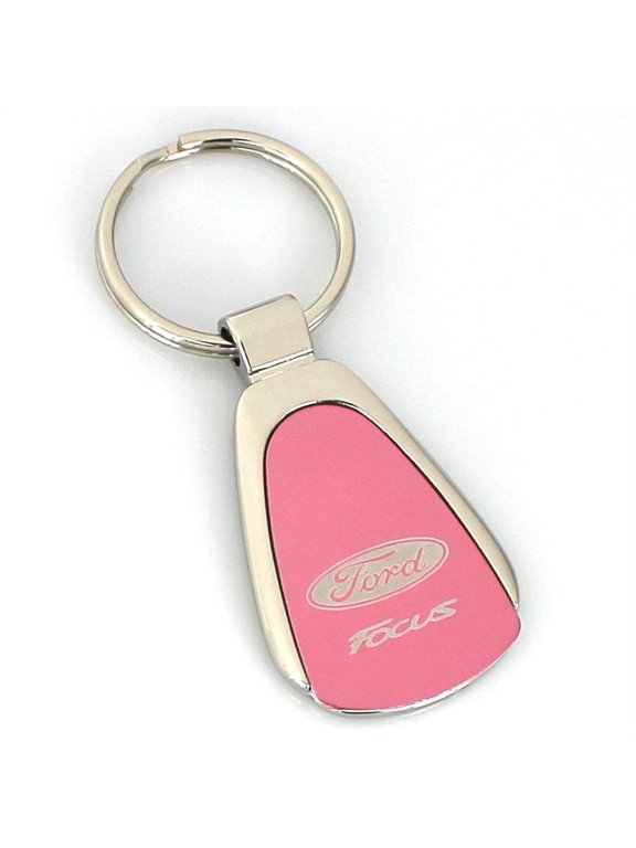 Focus Pink Teardrop Key Fob