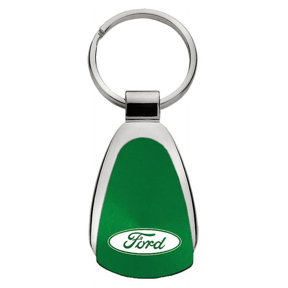 Au-TOMOTIVE GOLD Ford Green Teardrop Key Fob