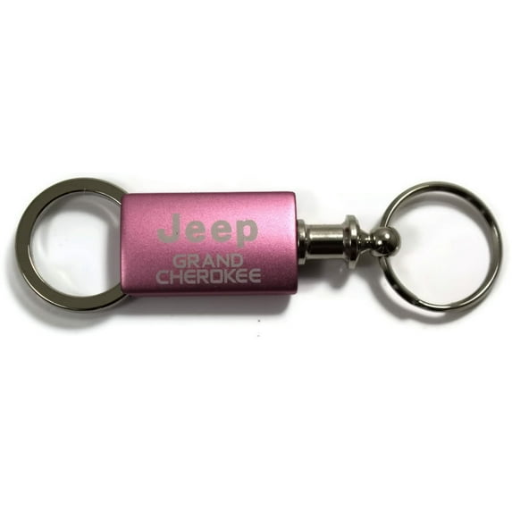 Au-TOMOTIVE GOLD Grand Cherokee Pink Anodized Aluminum Valet Key Fob