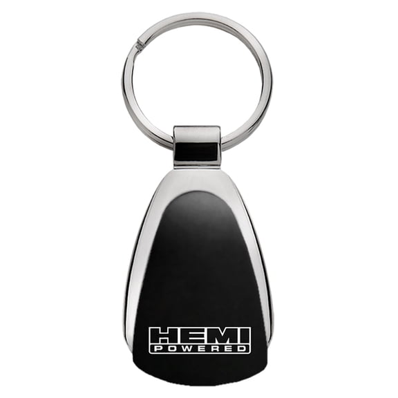 Au-TOMOTIVE GOLD Hemi Powered Black Teardrop Key Fob