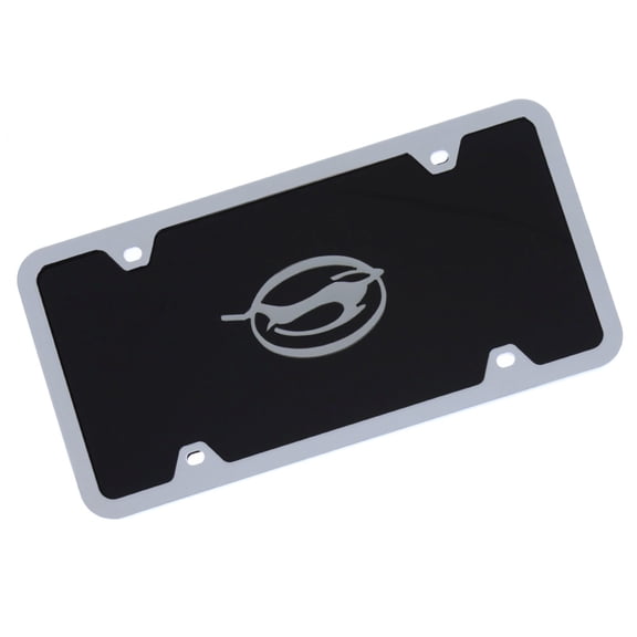 Au-TOMOTIVE GOLD Impala Logo Chrome on Black Acrylic Kit