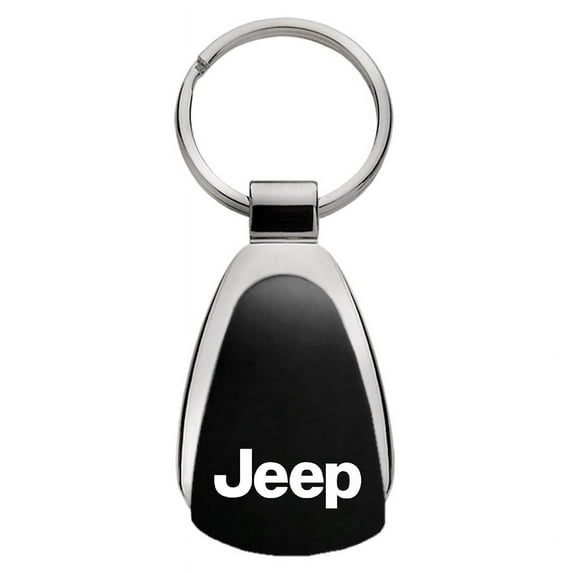 Au-TOMOTIVE GOLD Jeep Black Teardrop Key Fob